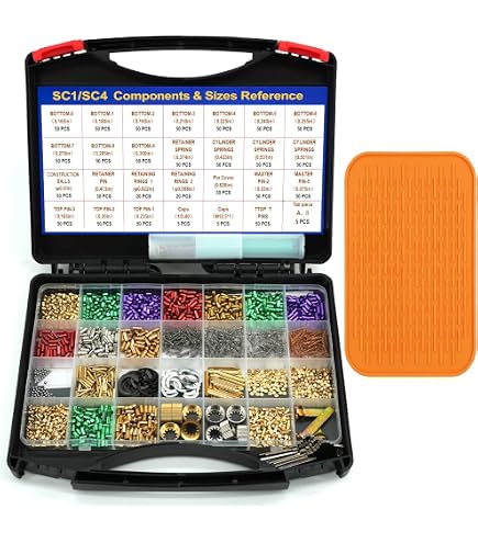 HowPlumb Kwikset Rekey Kit – 200-Piece Professional Lock Rekeying